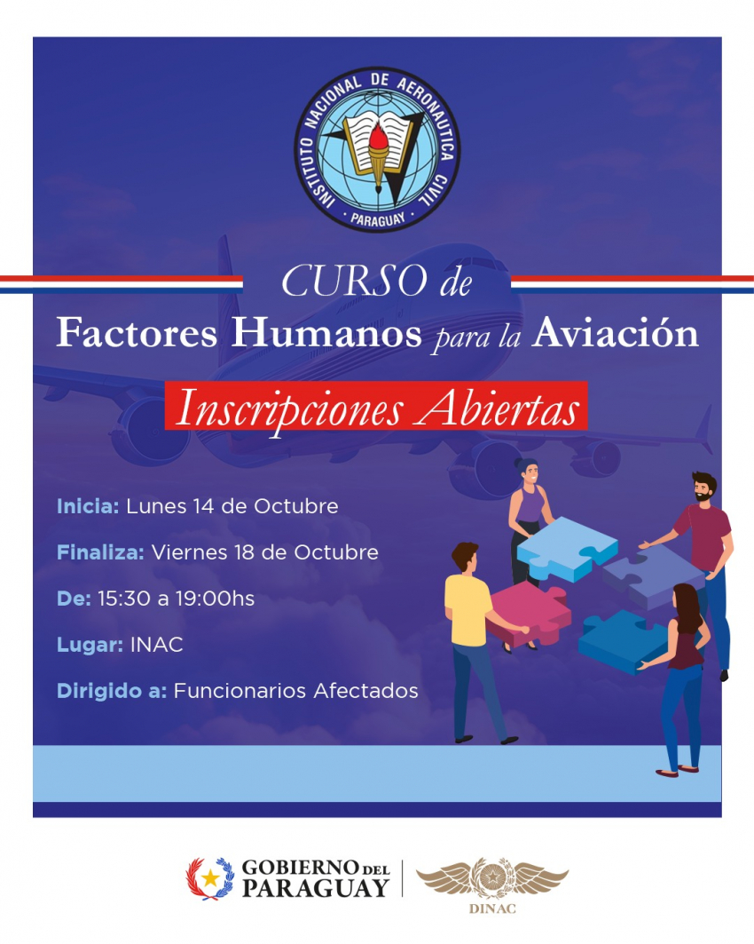 Curso de Factores Humanos para la Aviación