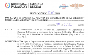 Política de Capacitación DINAC