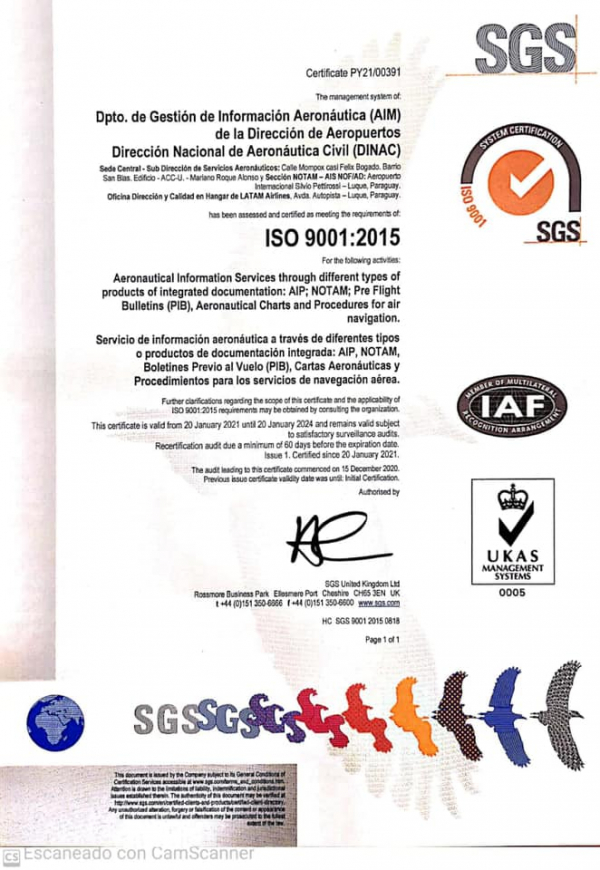 CERTIFICACIÓN ISO 9001 - AIM