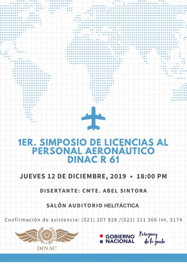 1ER. SIMPOSIO DE LICENCIAS AL PERSONAL AERONÁUTICO