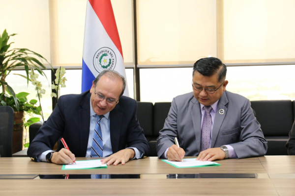 DINAC e ITAIPÚ firman acuerdo de cooperación mutua.