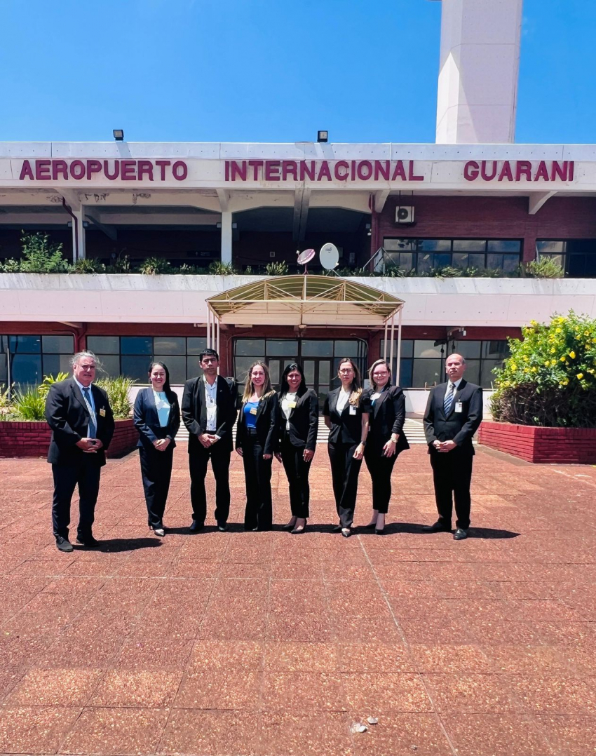 Evaluación in situ en el Aeropuerto Internacional Guaraní