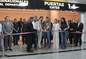 INAUGURACION DE LA NUEVA AREA DE EMBARQUE DEL AEROPUERTO INTERNACIONAL SILVIO PETTIROSSI