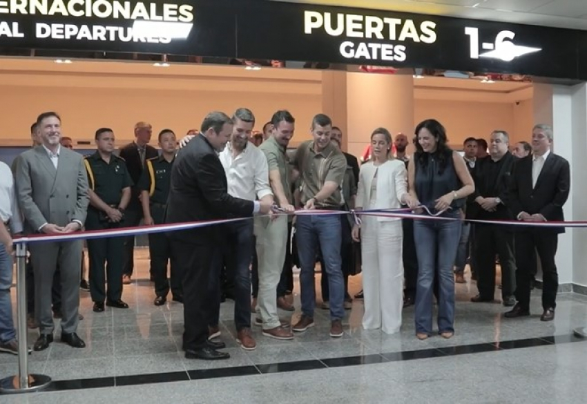 INAUGURACION DE LA NUEVA AREA DE EMBARQUE DEL AEROPUERTO INTERNACIONAL SILVIO PETTIROSSI